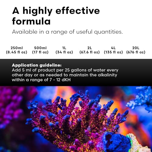 Brightwell Aquatics - Reef Code B - Balanced Calcium & Alkalinity System Water Conditioner - For All Saltwater Marine Fish & Reef Fish Tanks - Aquarium Water Treatments, 8.45 fl oz - size: 250-ml