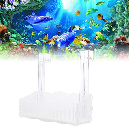 POPETPOP Fish Tank Aquarium Planter Fish Tank Plant Holder Aquarium Planting Cup Transparent Aquatic Plant Cup Shelf for Home Dorm Store Supplies