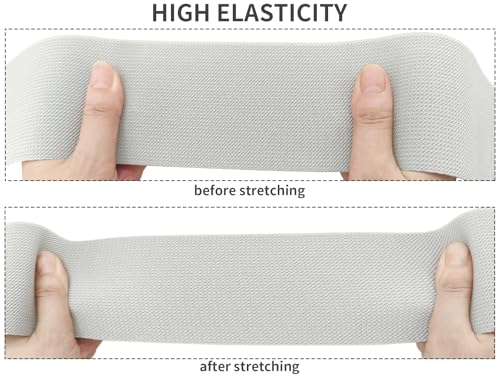 Gray Knit Elastic Band 3 inch 5 Yards Double-Side Twill Woven Elastic Heavy Stretch Elastic Spool for Sewing Pants Waistband, Wigs, Skirts, Craft DIY Projects (#29) - color: Gray #29