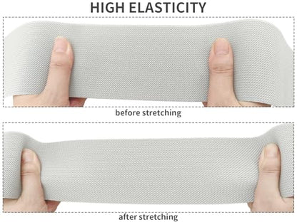 Gray Knit Elastic Band 3 inch 5 Yards Double-Side Twill Woven Elastic Heavy Stretch Elastic Spool for Sewing Pants Waistband, Wigs, Skirts, Craft DIY Projects (#29) - color: Gray #29