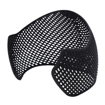 Bewinner Lightweight Hijab Under Scarf Base Layer | 2 Pack Non Slip Hair Grip Band Elastic Headband for Sports Black (Black) - color: Black