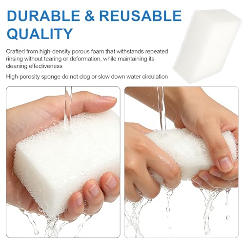 Aquarium Replacement Filter Sponge Media Pads, Foam Insert Compatible with AquaClear 70/Fluval 70 Power Filters, Reusable Fish Tank Filter Media for 40-70 Gallon Aquariums - 6 Pack