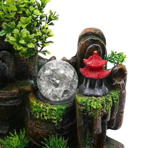Fountain Rockery Ornaments Fish Tank Decor Modern Desktop Fountain Accessories Tabletop Water Fountain