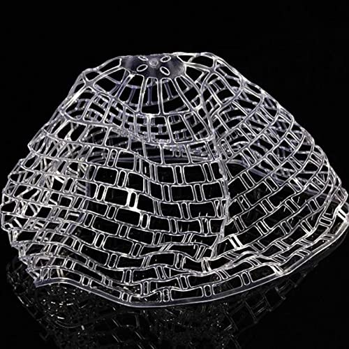 Transparent Rubber Fishing Net, Fly Fishing Landing Net Replacement Netting for Freshwater Saltwater Fishing, Soft Rubber Mesh Safe Catch and Release Fish - size: m - 39 inch
