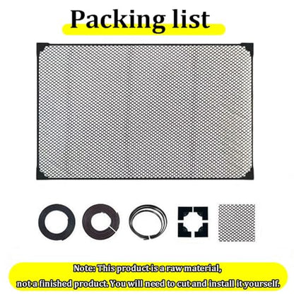 Fish Tank Lid Mesh Screen Netting, Mesh to Protect Jumping Out of Fish Tank, Adjustable Size for Aquarium Screen Top Cover - size: 45x45cm/17.72x17.72"