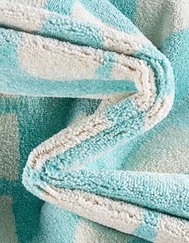Rugs.com Whimsy Kids Collection Rug – 6 Ft Runner Clear Blue Medium-Pile Rug Perfect for Hallways, Entryways - color: Clear Blue, size: 2' x 6' Runner