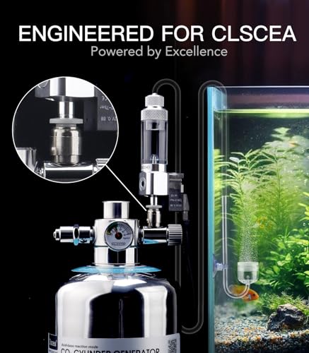 CO2 Bubble Counter with Solenoid Valve and Check Valve for CO2 Generator Water-Filled Version - color: Quick-Plug Water-Filled Version