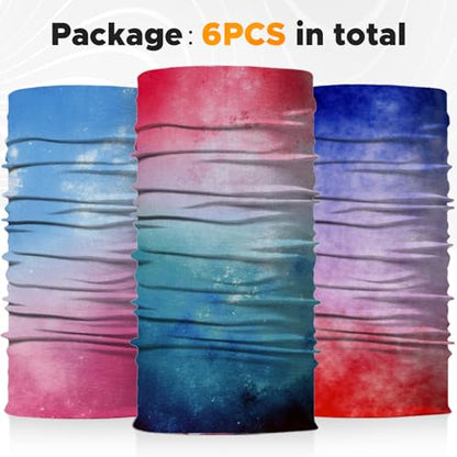 JOEYOUNG Headwear, Bandana, Neck Gaiter Head Wrap Headband Balaclava Magic Scarf - color: A-gradient2