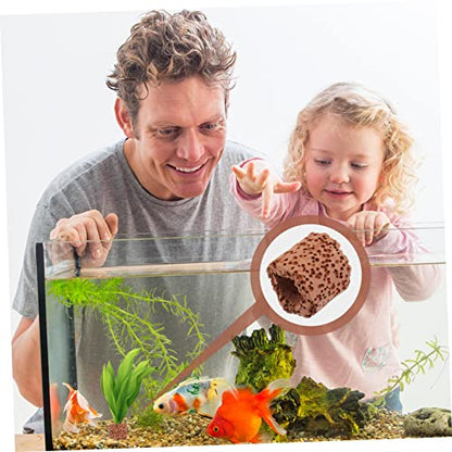 Water Plant Fixed Rings 10 Pack Durable Ceramic Aquarium Plant Holders for Fish Tank Aquatic Anchors Rings for Secure Decoration