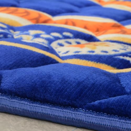 Prayer Rug Muslim Mat Islamic - Padded Very Thick Prayer Rug Sajadah for Men Women with Islam Prayer Beads, Soft and Luxury (31.5" x 47.2", Royal Blue) - color: Blue