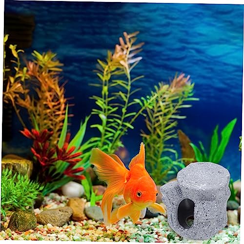 Yardwe Clay Shrimp Cave Decoration Fish Tank Hideout Aquatic Decor Ornamental Shrimp Tank