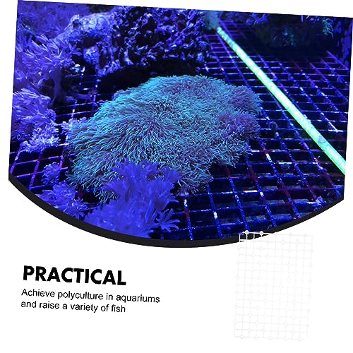Totority 2pcs Aquarium Dividers for Fish Tanks Wear-Resistant Bottom Isolation Plates Convenient Splicing Design for Gravel for Betta and Shrimp Tanks