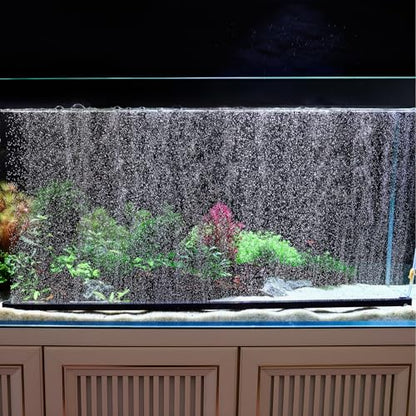 hygger Weighted Nano Mist Bubble Wall Bar, 31.5" Self-Sinking ABS Air Stone Strip with Gentle Oxygen Diffuser for Freshwater & Marine Aquarium, Hydroponics - size: 31.5 Inch