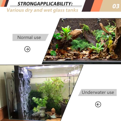 23.6x17.7in Rock Terrarium Background,3D Reptile Tank Background Board,Amphibian Stereo Backdrop Wall,Lizard Snake Gecko Spider Turtle Fish pet silo Background Decorative Panel(Brown) - color: brown-23.6"* 11.8"（1pcs）