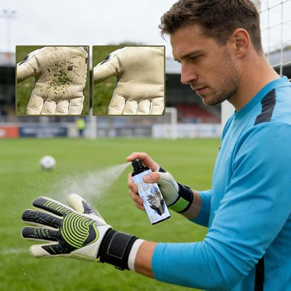 Grip Spray Remover, with Fast Acting Formula, 120ml, Sports Glove Cleaner, Soccer Glove Maintenance, Maintains Optimal Grip, for Soccer, Baseball, Batting, and Field Sports