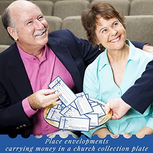 Woanger 500 Count Tithes and Offering Envelopes for Church Donation Envelope Bill Size Checks and Cash for Tithes and Offering(Pigeon) - style: Pigeon