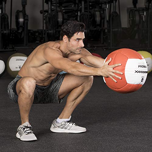 Champion Sports Rhino Promax Wall Balls - Soft Shell Non-Slip Grip for Weightlifting, Plyometrics, Cross Training, & Home Gym - style: 25 LBS