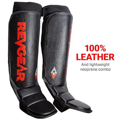 Revgear Grappling Slip On Style Shin Guard - size: Medium
