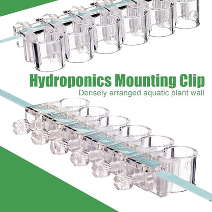 Aquarium Plant Holder, 6Pcs Hanging Aquaponic Plants Holder Plant Clips for Fish Tank - color: S