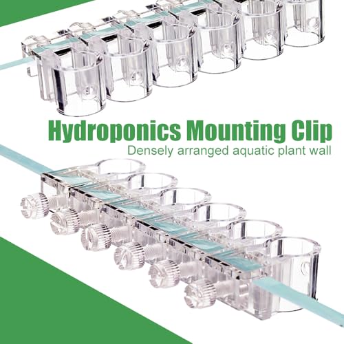 Aquarium Plant Holder, 6Pcs Hanging Aquaponic Plants Holder Plant Clips for Fish Tank - color: M