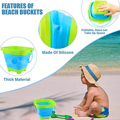 Floating Telescopic Folding Net with 7 Inch Pliers & Lip Gripper - Kids Fishing Net with Foldable Sand Bucket & Fishing Gear Accessories - color: kids fishing net+ 2L Foldable Bucket