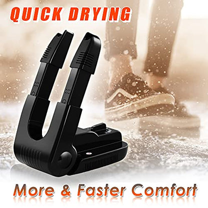 Boot Shoe Dryer with Timer for Gloves and Work Boots,Portable Foldable