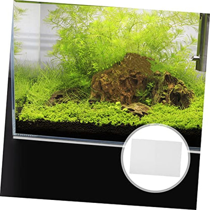 VICASKY Thickened Aquarium Bottom Pad Fish Tank Mat Durable Shock Absorbing Water Resistant Non Slip Design for Long Term Use for Aquariums and Terrariums - color: White
