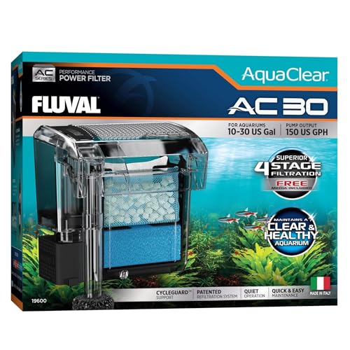 Fluval Add-On Surface Skimmer – Compatible with AC20, AC30 & AC50 Power Filters – Removes Surface Film & Organic Waste – Improves Oxygen Exchange & Water Clarity – Easy Install, Safe for Fish