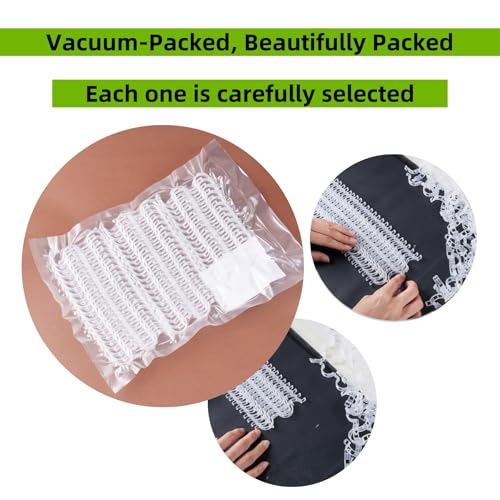 CIQIYO® 200 Pcs Plant Support Clips,Plastic Clips for Securing Plants,Tomato Vine Clips,Plant Fixing Clips,Garden Clips for Climbing Plants,Grape and Vine Vegetables (200, White) - color: White