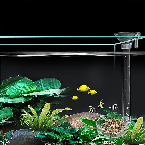 1 Set Aquarium Acrylic Feeding Tube Bowl Aquarium Shrimp Fishtank Acrylic Feeding Tools Anti-Drift Feeding Feeder