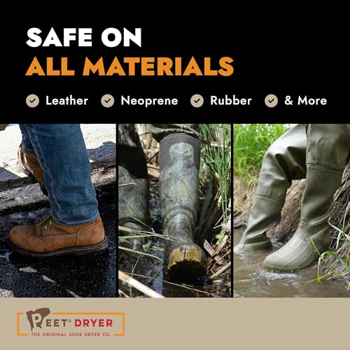 PEET, Original Dryer, Electric Shoe Dryer, Work Boots, Outdoor Gear, Athletic Gear, Silent,Energy-Efficient, Made in USA - style: Original - Wader Dryer