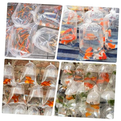 10pcs Oxygen Plastic Bags for Fish Shrimp Fry Thickened Aquatic Packaging for Pet Stores and Fish Farms Versatile Temporary Storage - size: 75x48cm