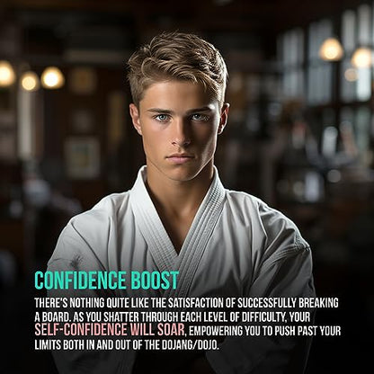 AAMA Martial Arts Taekwondo Karate Demonstration Breaking Board Bundle 9" (W) X 11-3/4 (L) - style: 3/4" (18mm) - CASE (40PCS)