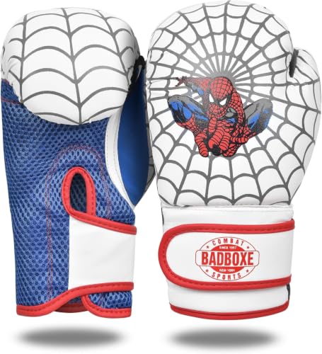Boxing Gloves 6oz | Boxing Gloves for Kickboxing Muay Thai MMA | Bag Gloves for Punching Bag - color: White - Blue