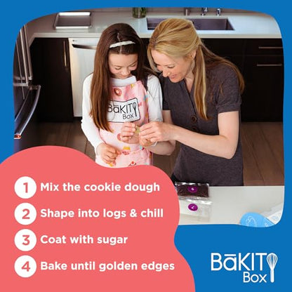 BāKIT Box Japanese Matcha Cookie Kit for Kids – Learn About Japan + Make Cookies – Includes Printed Recipe & Activity Guides – Educational Baking Gift - color: Japanese Matcha Cookies