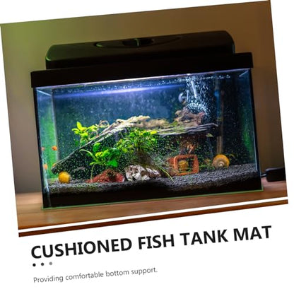 LIOOBO Nonslip Fish Tank Mat Soft Bottom Pad for Aquarium Thick Skid Cushion for Fish Tank Durable Aquarium Mat for Enhanced Stability and Insulation