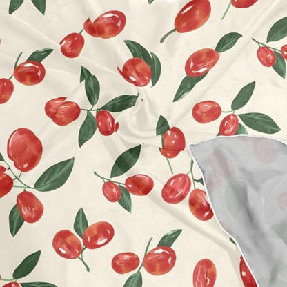 Bolaz Women's Square Silk Hair Scarves and Wraps Headscarf Abstract Head Neck Scarf Bandana 24inch - color: Red Dates Cherry Tomato