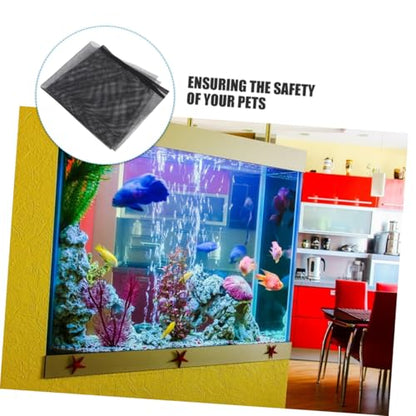 Aquarium Jumping Net Cover Mesh Screen Lid for Betta Fish Plastic Divider Panel for Terrarium Pet Safety Breathable Design for Optimal Oxygen Flow