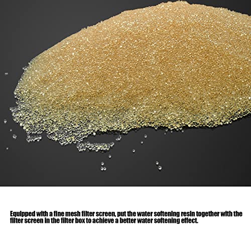 Aquarium Water Softener Resin, 500ML Aquarium Water Hardness Reducer Resin, Water Softener Pillow with Net Bag, Reusable Ion Exchange Filter