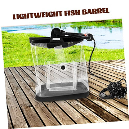 Outanaya Thickened Collapsible Bucket for Saltwater Fishing Live Bait Storage Oxygen Pump Pocket Handheld Eva Material
