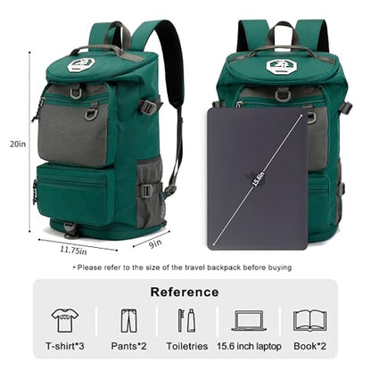 gym duffel bag backpack wrestling bag with shoe compartment 4 kinds of back method waterproof sports walking laptop - color: B-green