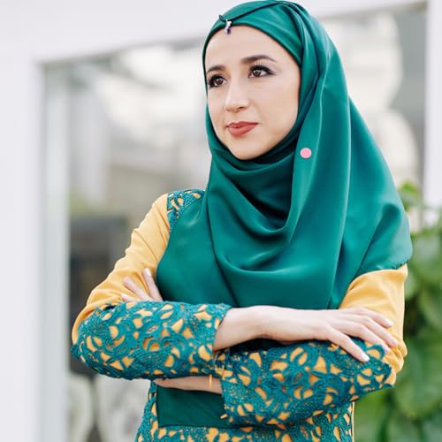 12pcs Hijab Magnetic Pins, Strong Hijab Magnets Multi-Purpose Scarf Clasp Pinless Brooch Buttons for Women Scarves Clothes Dress (Color A) - color: Color a