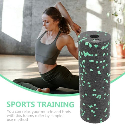Toddmomy Roller Mini Muscle Roller for Legs Back and Full Body Massage 5.90 X 2.12 X 2.12 in Compact Travel Foam for Yoga Training Balance and Post-Workout Recovery