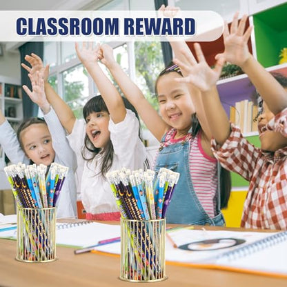 Crtiin 48 Pcs Ramadan Pencils Ramadan Mubarak Party Favors Novelty Toy Muslim Kids Gifts Bright School Party Supplies for Kids Students Classroom Learning Activities (Ramadan Style) - style: Ramadan Style
