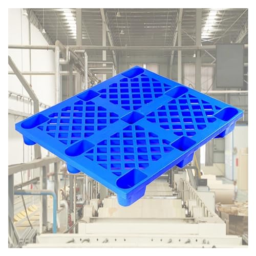 Industrial Drum Containment Spill Pallet Plastic Nestable Shipping Grid Pads with Platform Tray (Color : Blue-1 pcs, Size 110x80x14cm) - color: Blue-1 Pcs, size: 110x80x14cm