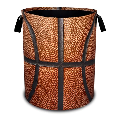 Basketball Laundry Basket Ball Texture Oxford Cloth Laundry Hamper - color: Basketball