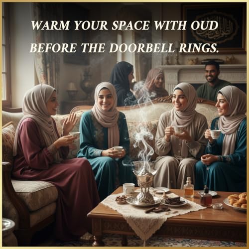 Dukhni Oud Bakhoor Deluxe by Dukhni | Arabic Bakhoor Incense | 40 pcs | Handmade, Rich, Luxurious | Natural Woody Oud Blend | Luxurious Ramadan & Eid Gift | to Relax & Meditate