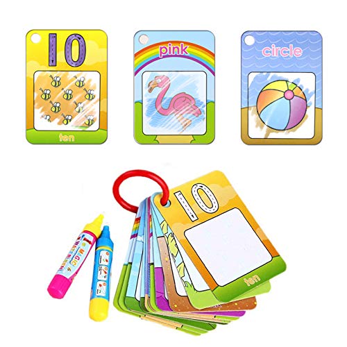 Coolplay Mess-Free Water Coloring Cards for Numbers, Shapes & Colors - style: number cards