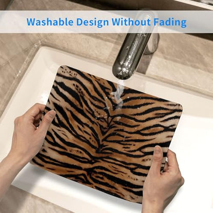 Tiger Skin Wild Africa Animals Mousepad Non-Slip Rubber Base Mouse Pads for Computers Laptop Office Desk Accessories Mouse pad 7.9 x 9.5 in - color: Tiger Stripes