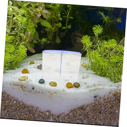 HEMOTON Fish Breeding Box for Aquarium Floating Isolation Box Divider for Guppy Fry Aquarium Nursery Hatchery Accessory for Tropical Fish